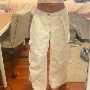 BDG White Baggy Pants